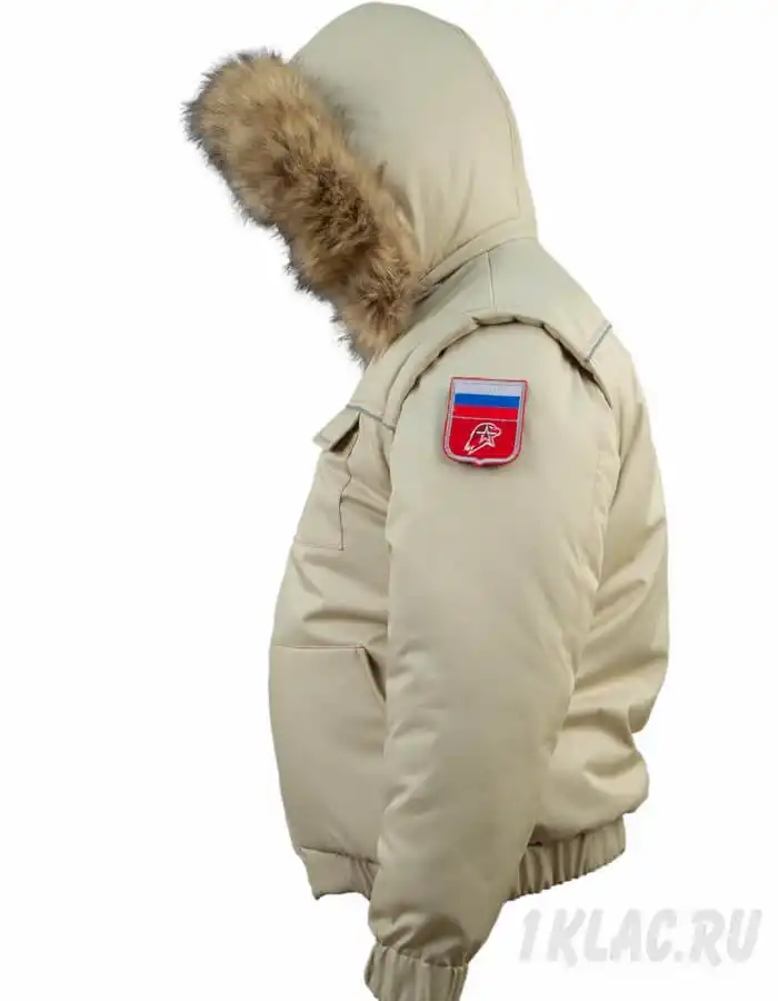 Куртка ЮнАрмия на холлофайбере с мехом