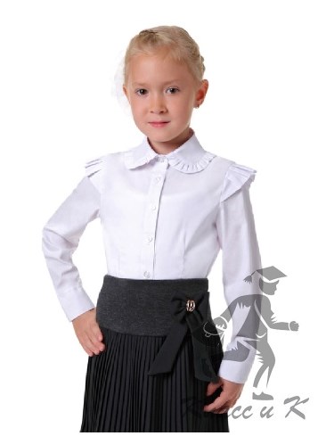 Блузка детская с длинным рукавом 172