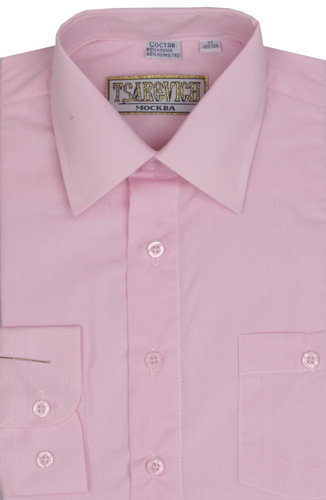 Сорочка детская розовая Царевич  длинный рукав, Размер 30 - 36