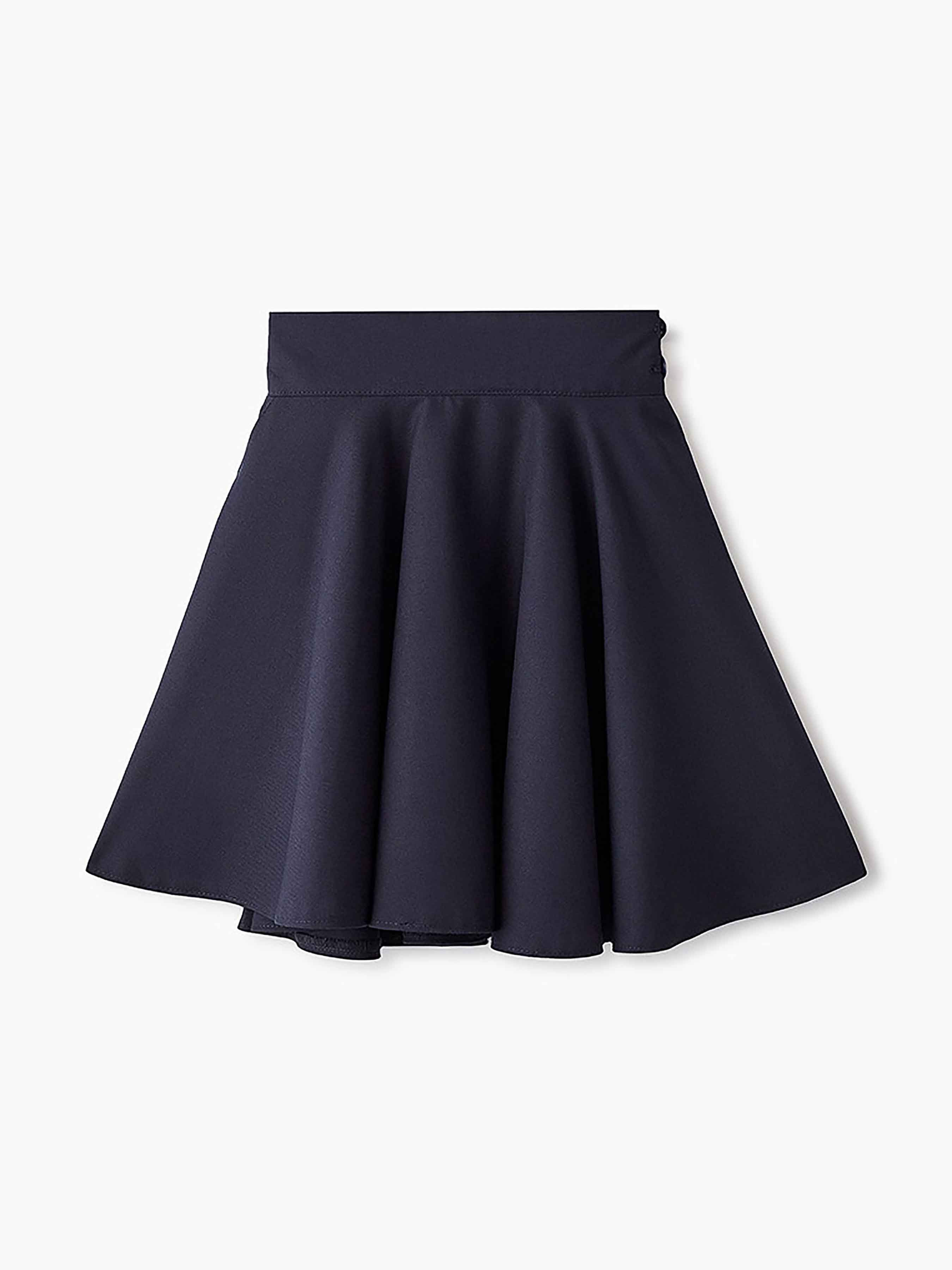 Школьная юбка для девочки синяя 12846